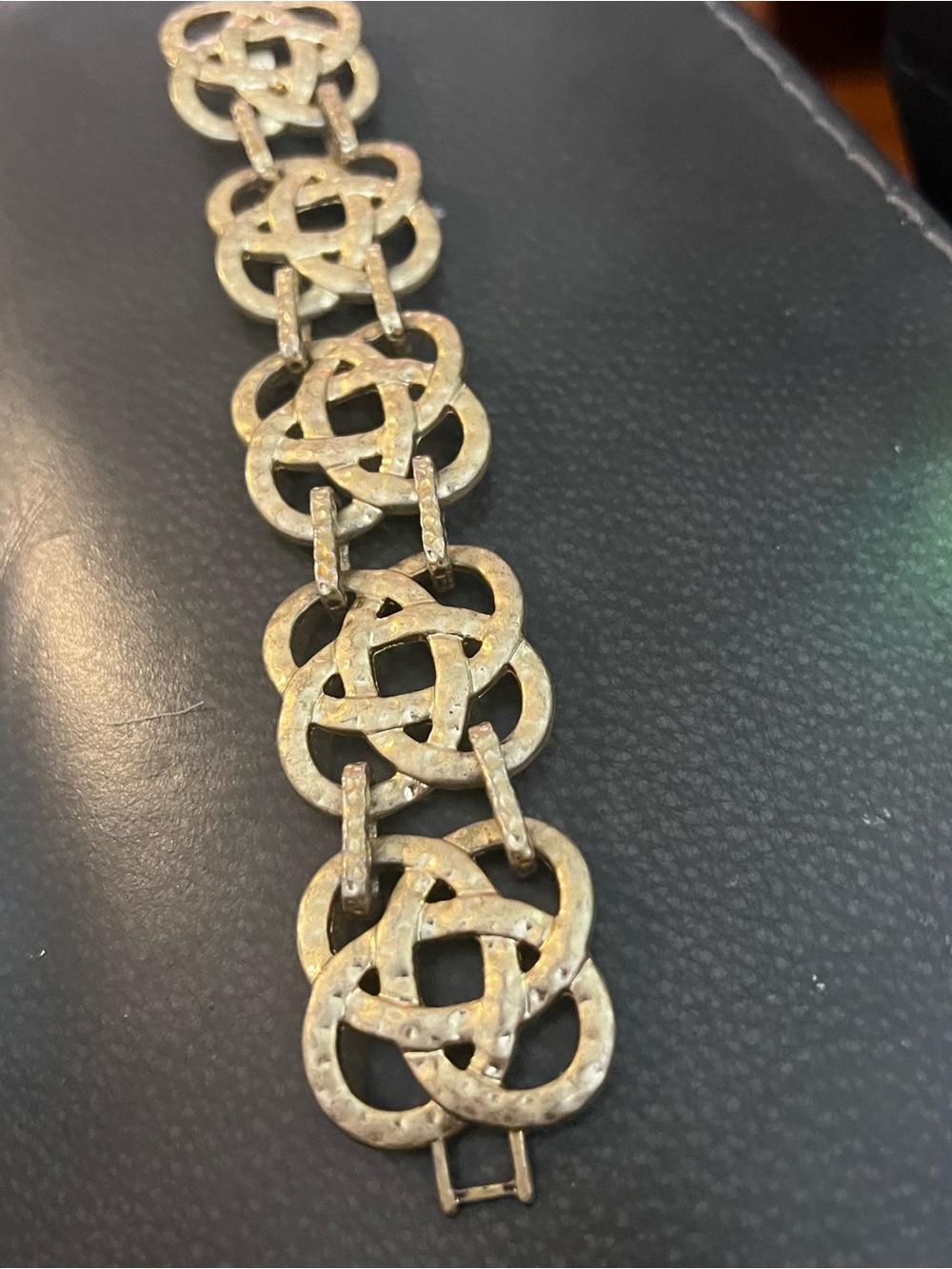 Gold-Tone Linked Pretzel Retro Bracelet - Women's Jewelry